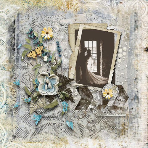 Scrapbook Inspiration Layout from antonia