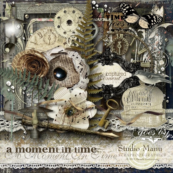 A Moment In Time - Scrapbook Kit