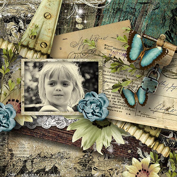 inspiration layout by Jacqueline think back