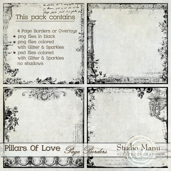 Pillars of Love - page Borders