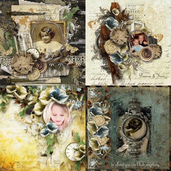 scrapbook digital inspiration pages