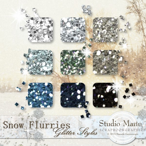 Snow Flurries - Glitter Styles