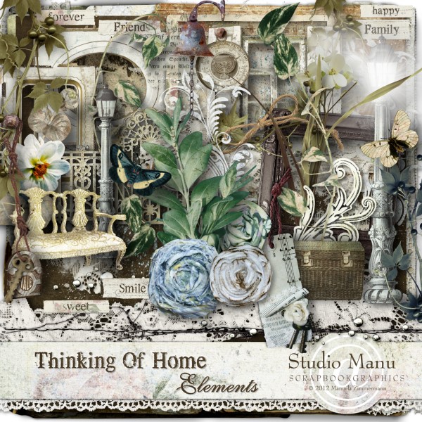 Thinking Of Home - Scrapbook Kit