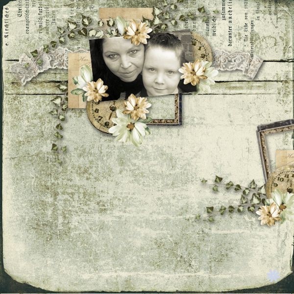 Scrapbook Layout by Carla