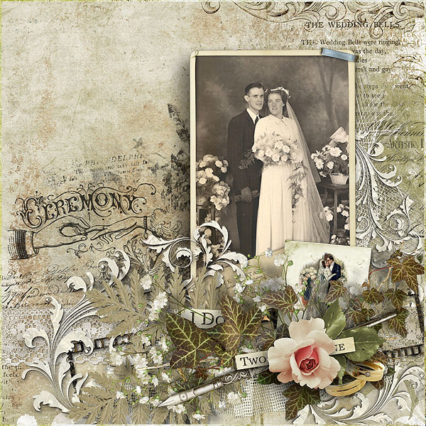Vintage Wedding Collection @ Studio Manu + Freebies – Digital Scrapbooking