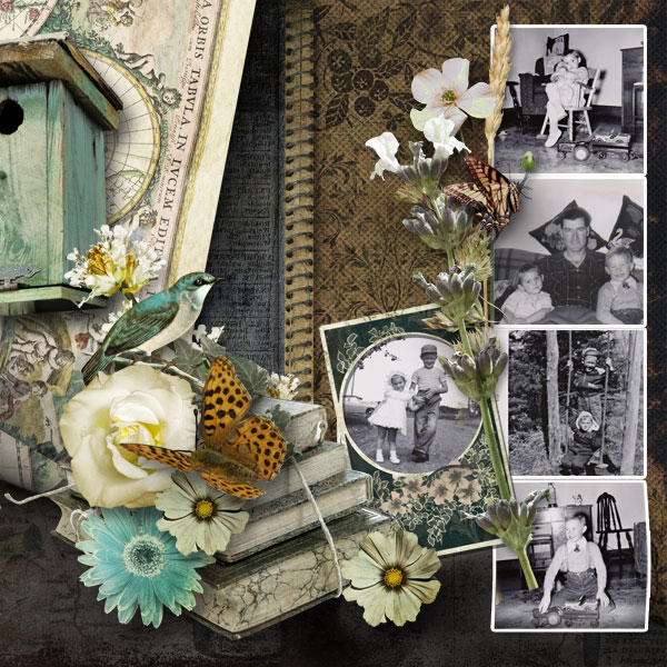 Scrapbooking Inspiration Page by Janet