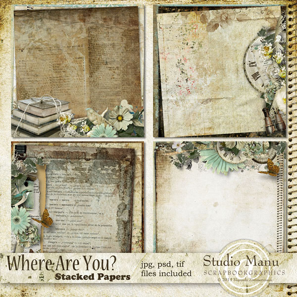 Where Are You? - Stacked papers