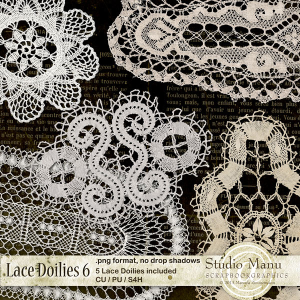 Lace Doilies CU