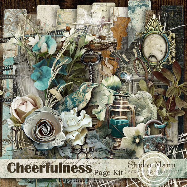 Cheerfulness SCrapbooking Page Kit