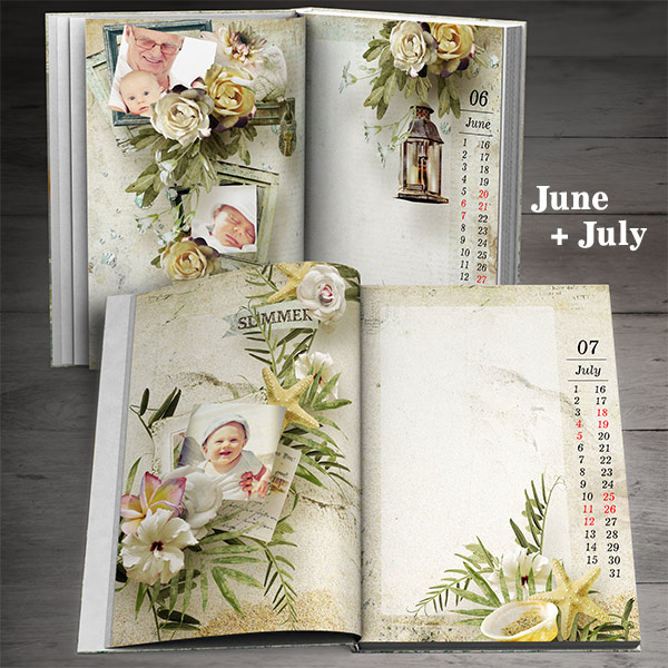 Photo Calendar Book 2015 Digital Scrapbooking