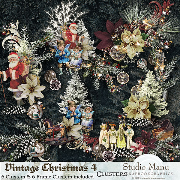 Vintage Christmas 4 - Clusters