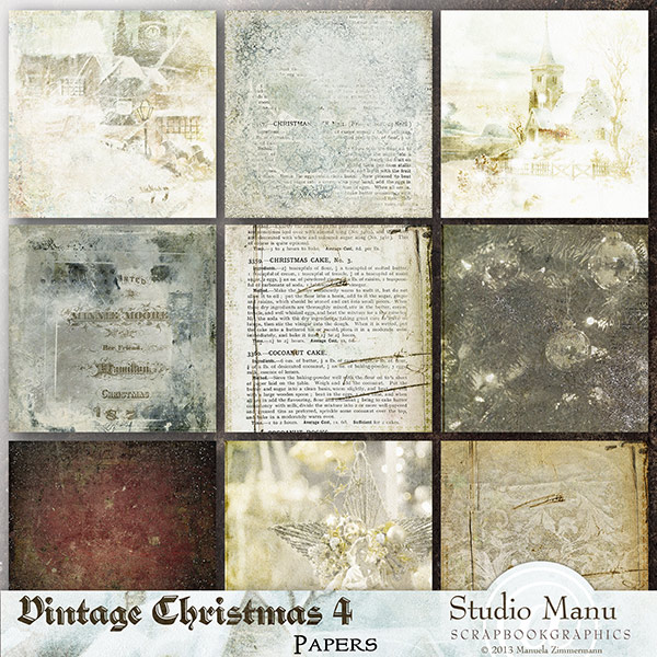 Vintage Christmas 4 - Papers