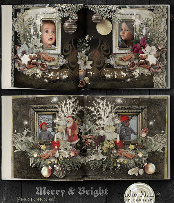 christmas scrapbook photobook