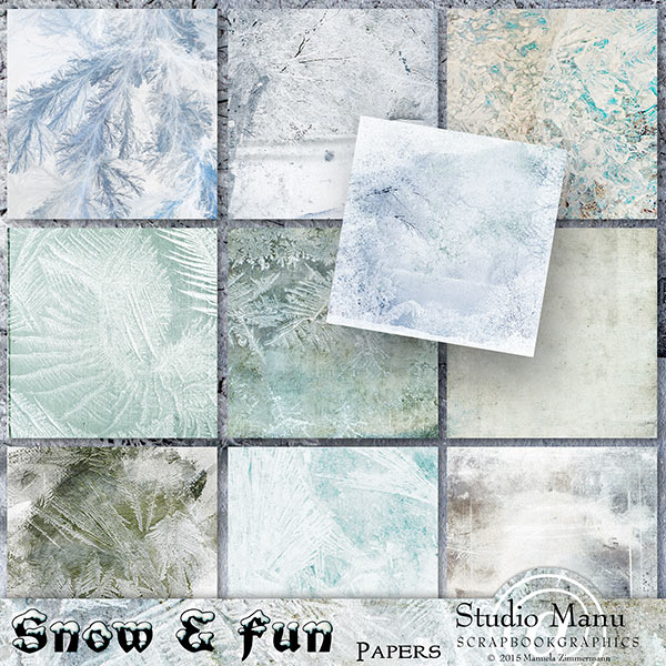 Scrapbooking winter backgrounds