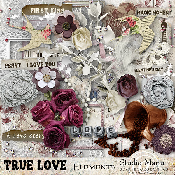 True Love - Valentine's Day Scrapbook Collection