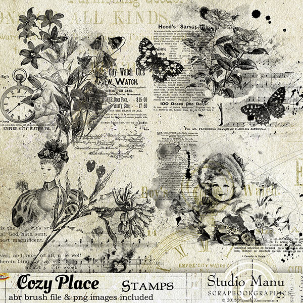 Cozy Place Stamps Brushes