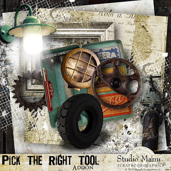 Man Father's Day digital scrapbooking freebie kit