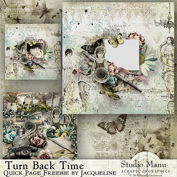 Turn Back Time Quick Page Freebie