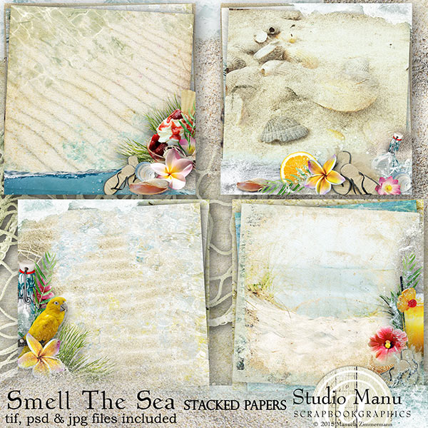 Smell The Sea - Stacked Papers