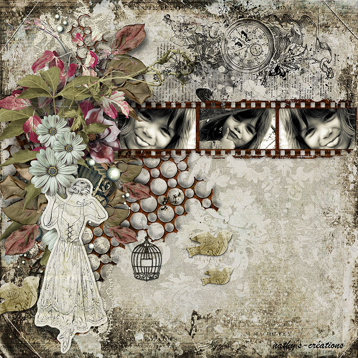 Inspiration Scrapbook Layout Captured by Nathy