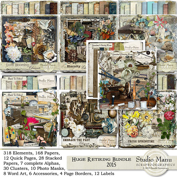 Retiring Bundle 2015 Studio manu