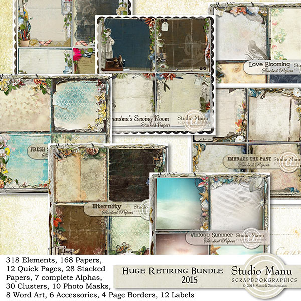 Retiring Bundle 2015 Studio manu