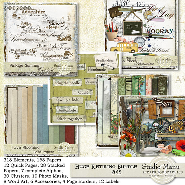 Retiring Bundle 2015 Studio manu