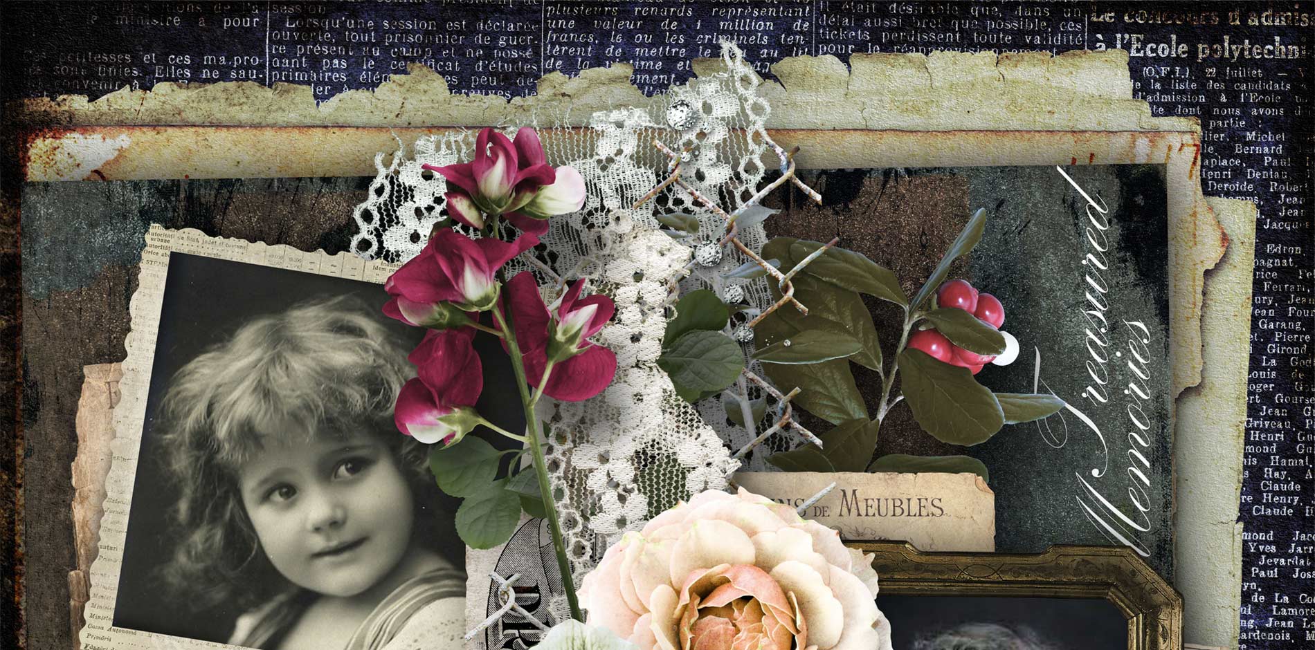 Beautiful Past Scrapbook Collection