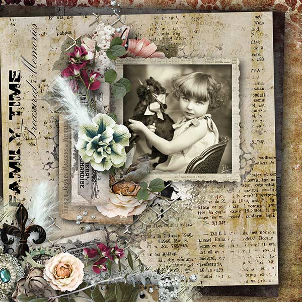 Sample Inspiration Vintage Layout