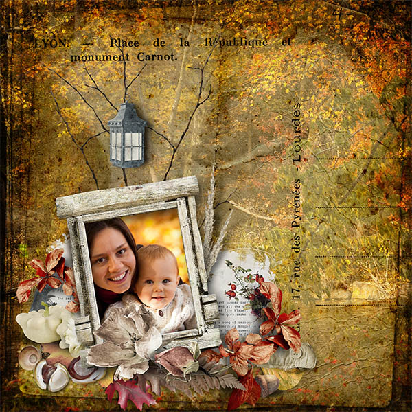 Autumn Inspiration Layout by Julie