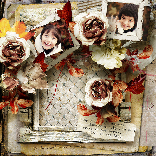 Fall Inspiration Layout by Yuki