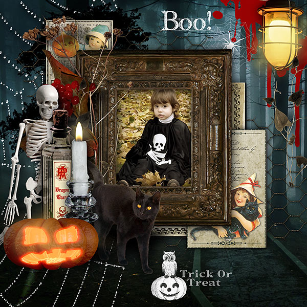 Halloween Inspiration Layout