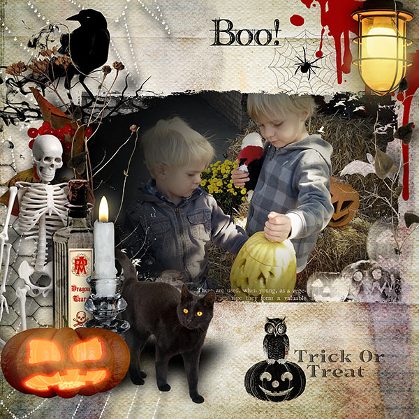 Halloween Inspiration Layout