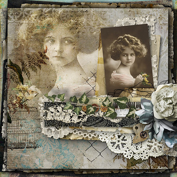 digital scrapbooking Inspiration Page