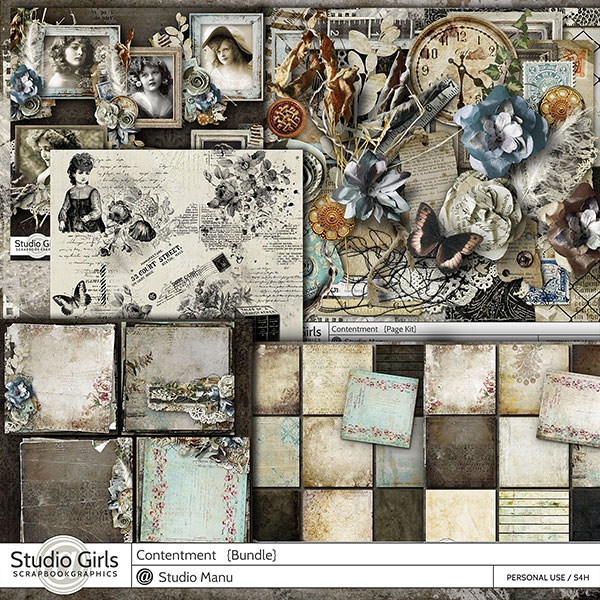 digital scrapbooking Vintage Collection