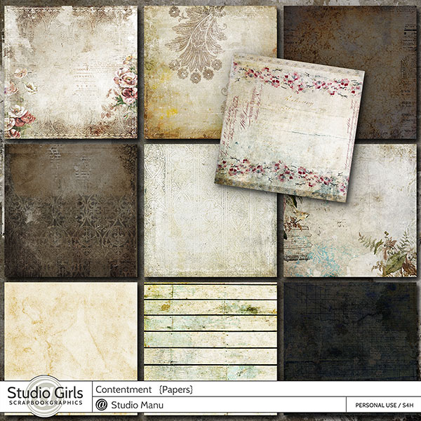 digital scrapbooking Vintage Papers