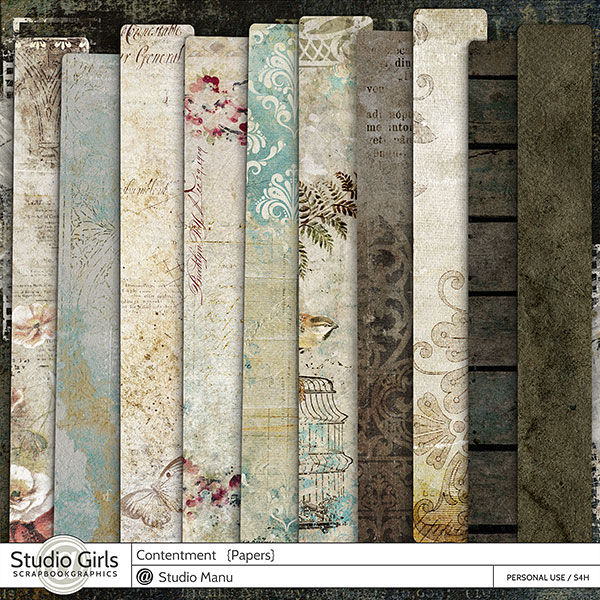 digital scrapbooking Vintage Papers