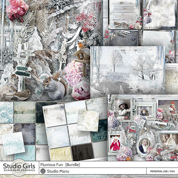 Digital Scrapbooking Winter Collection