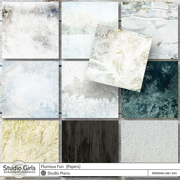 Digital Scrapbooking Winter Papers