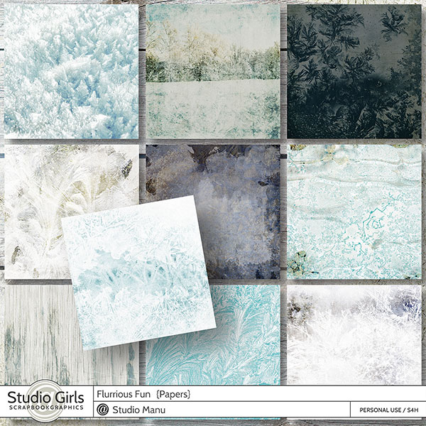 Digital Scrapbooking Winter Papers