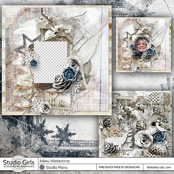 Winter Quick Page Freebie