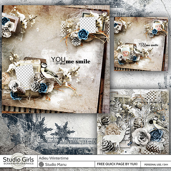 Winter Quick Page Freebie