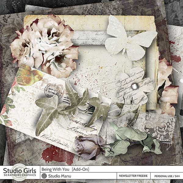 Valentine's Day Freebie Page Kit