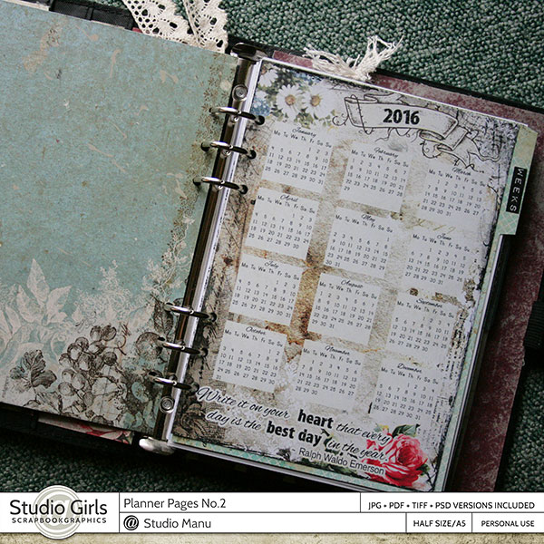 Planner Calendar Page