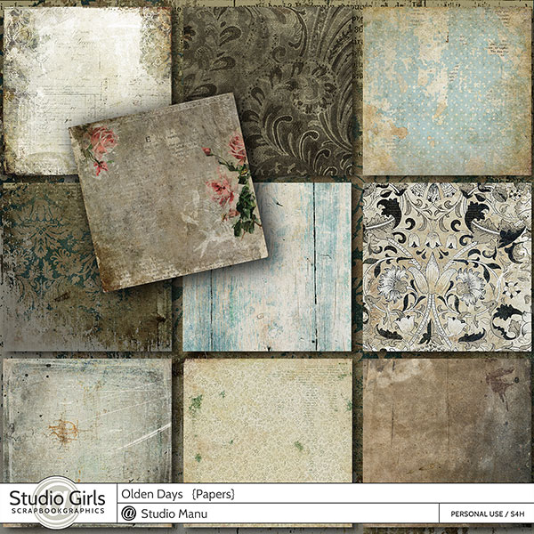 Vintage Scrapbook Backgrounds Olden Days