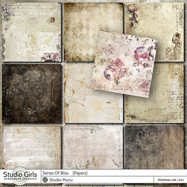 Vintage Scrapbooking Papers