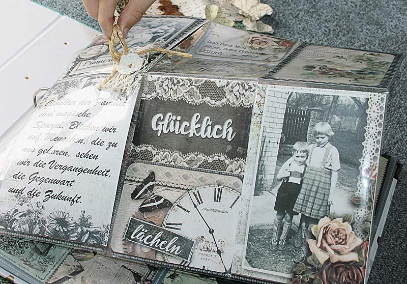 pocket scrapbooking page