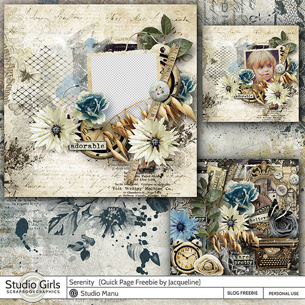 scrapbooking Quick Page Freebie