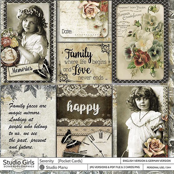 pocket scrapbook cards