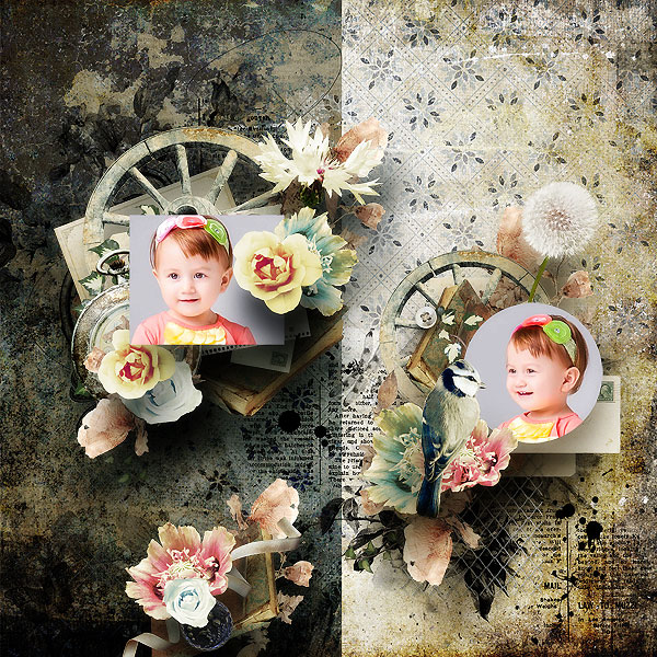 Inspiration Layout Digital Scrapbooking